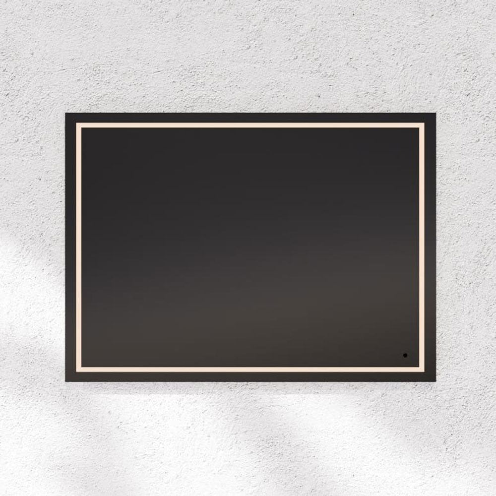 Track Rectangle LED Wall Mirror in Detail.