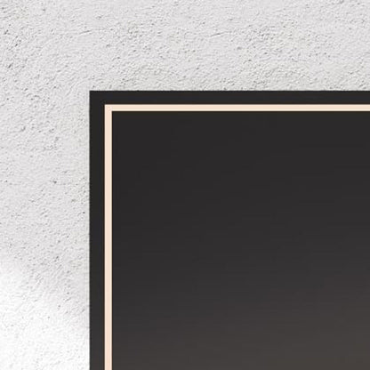 Track Square LED Wall Mirror in Detail.