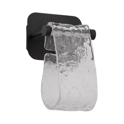 Veer LED Wall Light in Black.