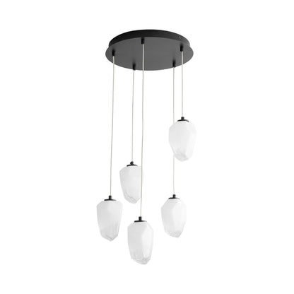 Vivo LED Multi Light Pendant Light in Black.