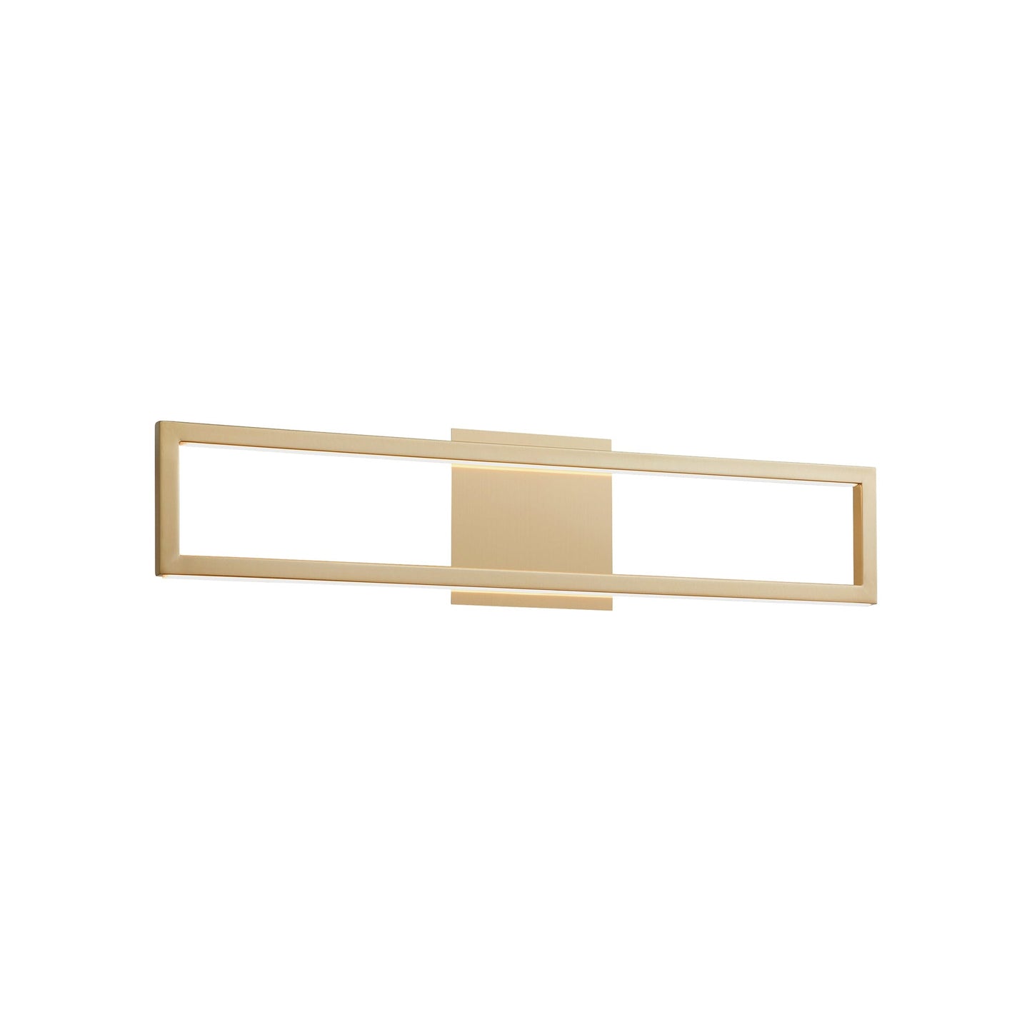 Xanni LED Bath Vanity Light in Aged Brass (25-Inch).
