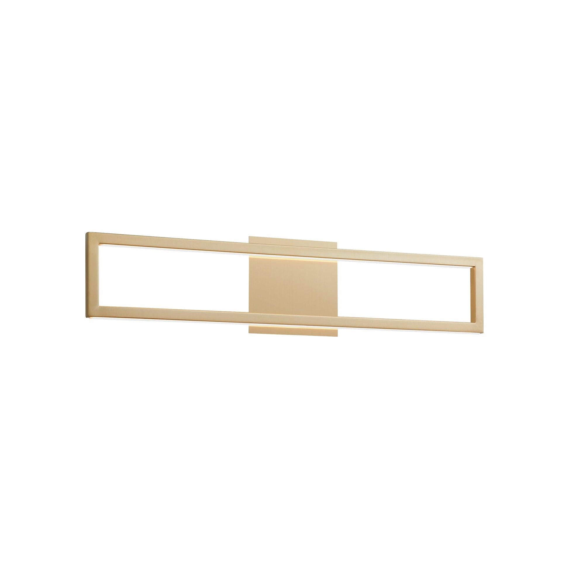 Xanni LED Bath Vanity Light in Aged Brass (25-Inch).