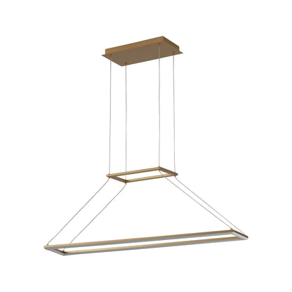 Xanni LED Pendant Light in Aged Brass (35-Inch).