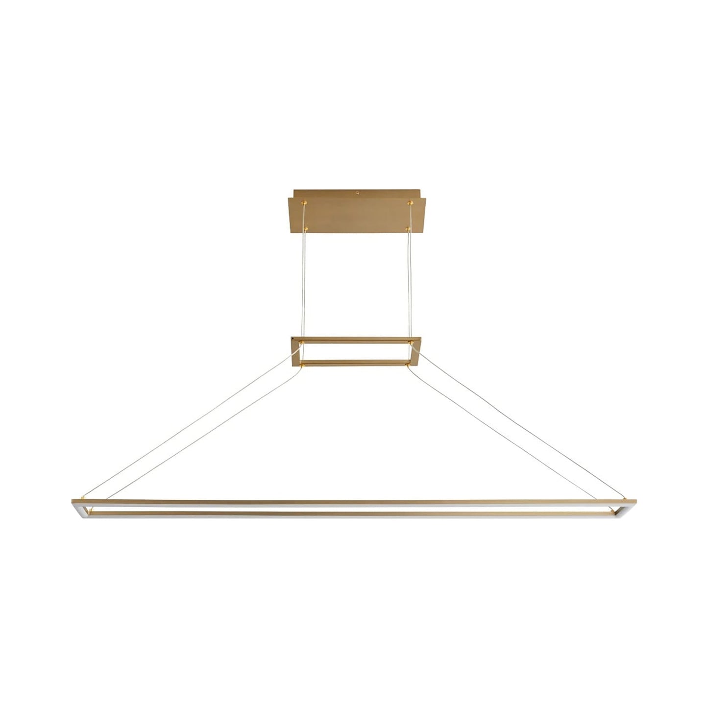 Xanni LED Pendant Light in Aged Brass (47-Inch).