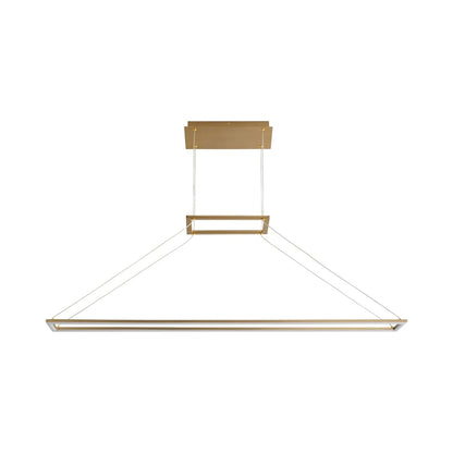 Xanni LED Pendant Light in Aged Brass (47-Inch).
