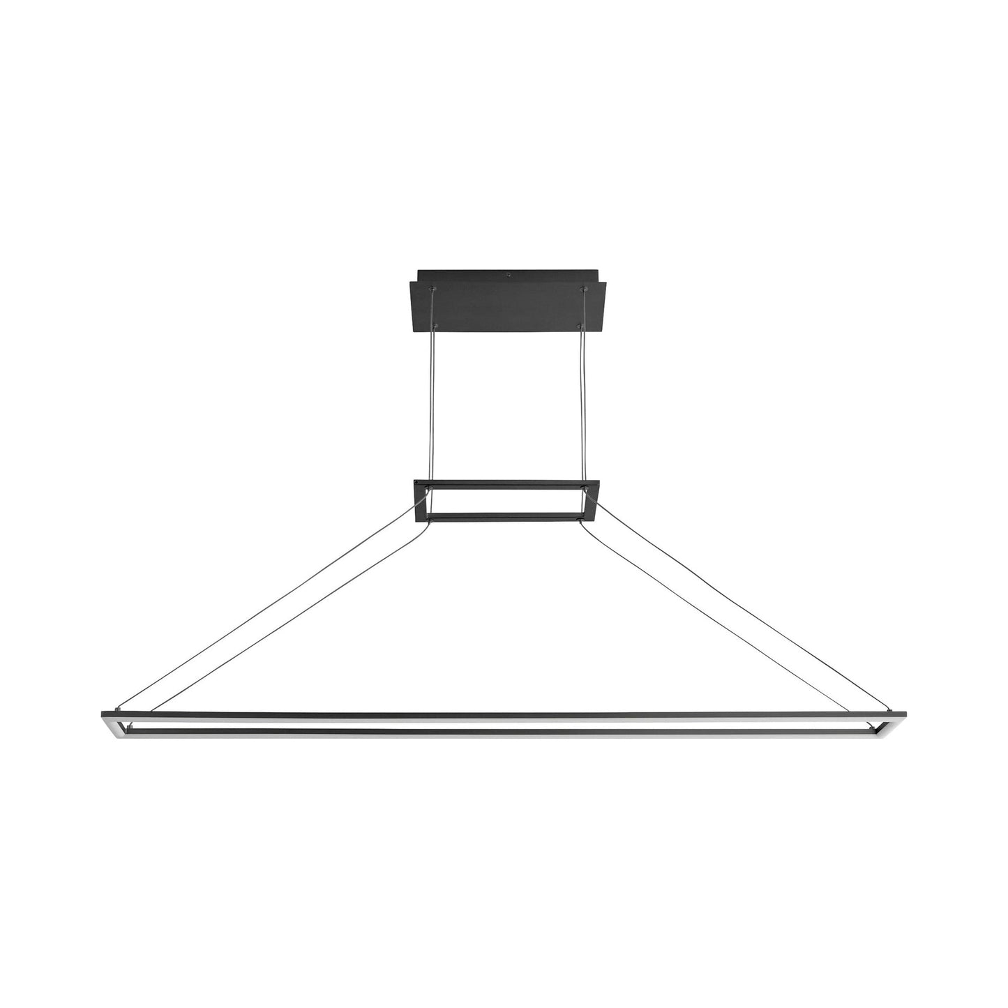 Xanni LED Pendant Light in Black (47-Inch).