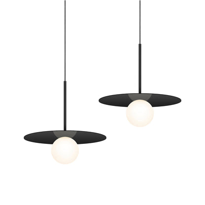 Bola LED Disc Pendant Light (Pair).