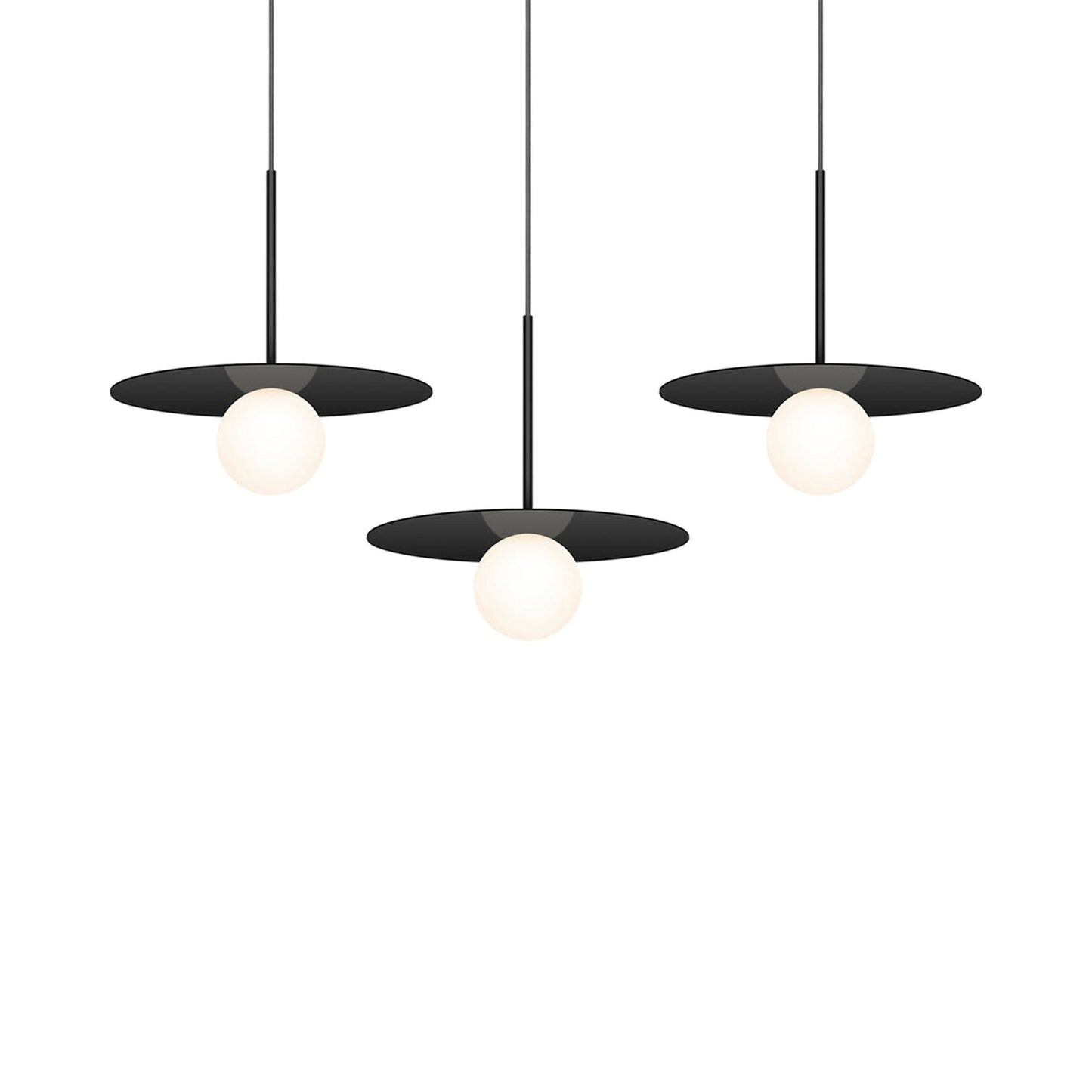 Bola LED Disc Pendant Light (Trio).