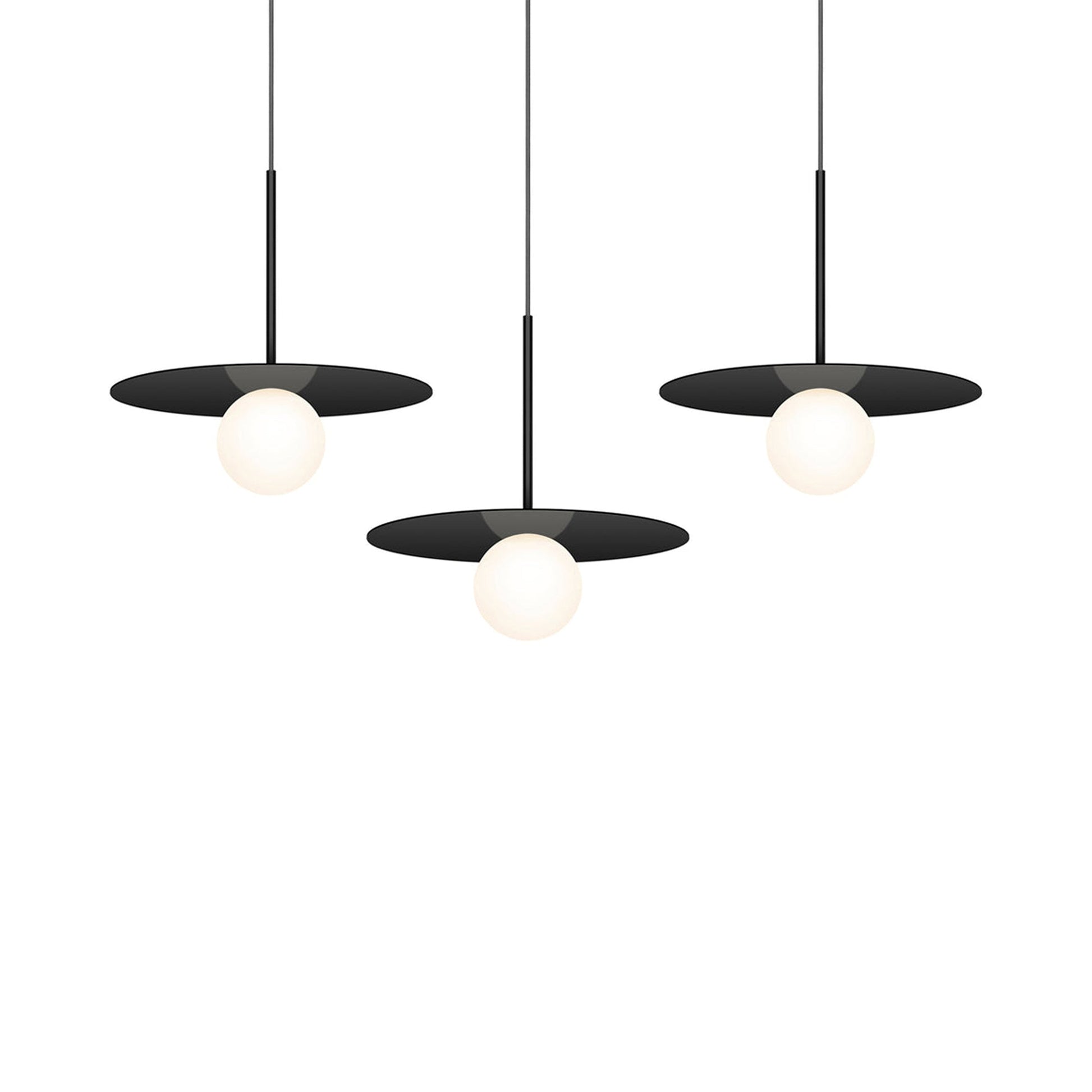 Bola LED Disc Pendant Light (Trio).
