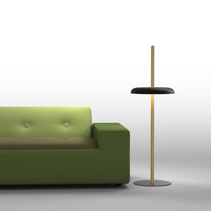 Nivel LED Floor Lamp in living room.