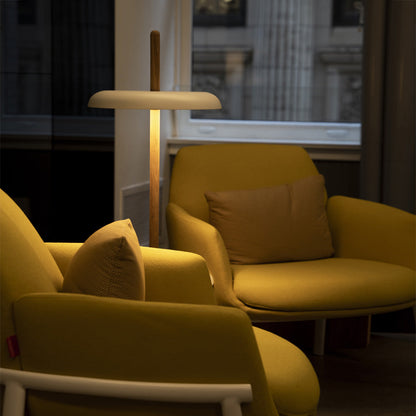 Nivel LED Floor Lamp in living room.