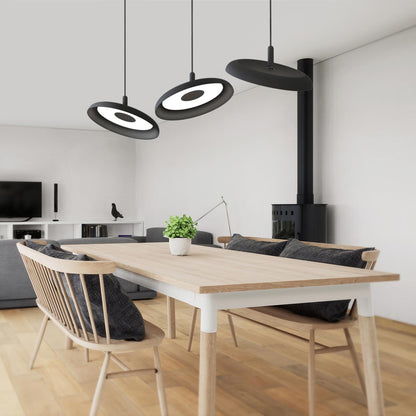 Nivel LED Pendant Light in living room.