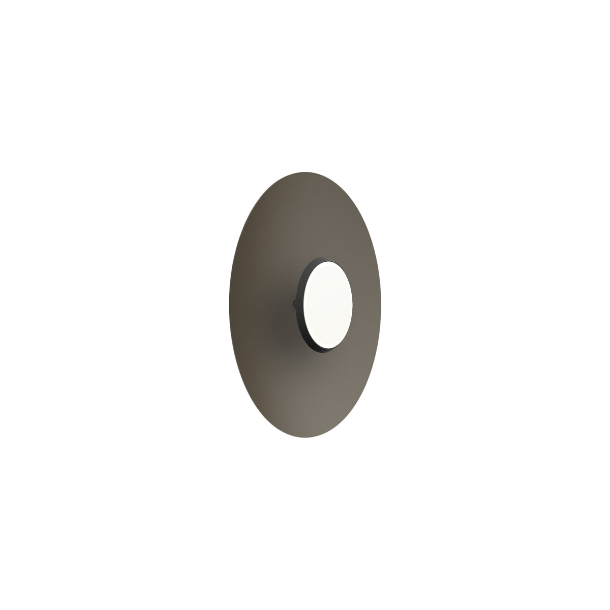 SKY Dome LED Flush Mount Ceiling Light in Matte Black Matte Taupe (Small).