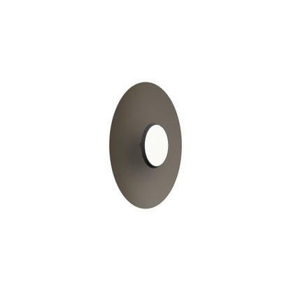 SKY Dome LED Flush Mount Ceiling Light in Matte Black Matte Taupe (Small).
