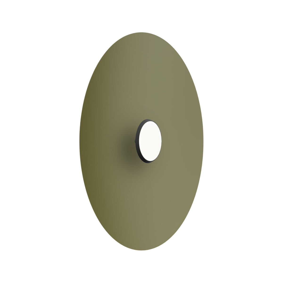 SKY Dome LED Flush Mount Ceiling Light in Matte Black Matte Moss (Large).