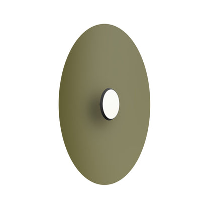 SKY Dome LED Flush Mount Ceiling Light in Matte Black Matte Moss (Large).