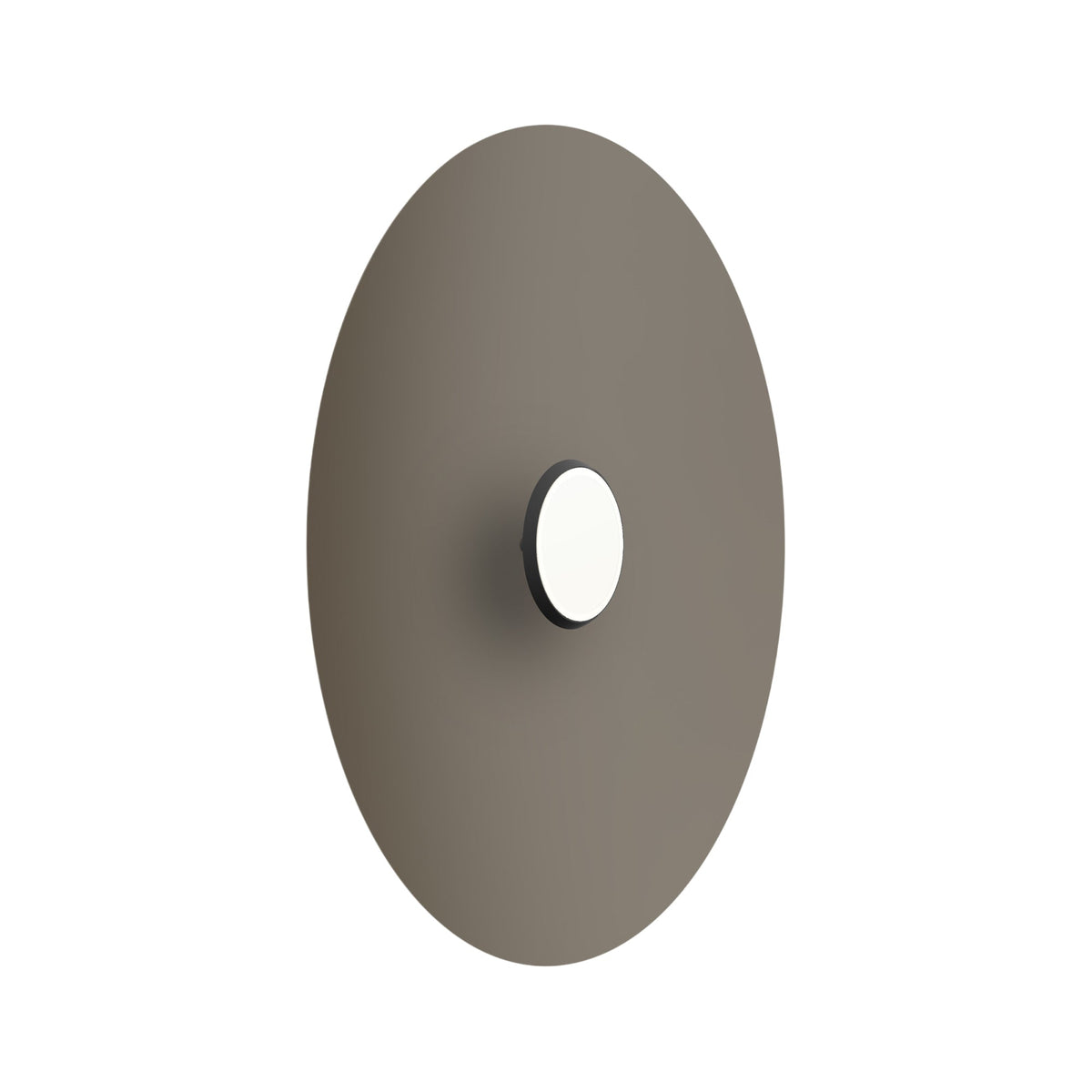 SKY Dome LED Flush Mount Ceiling Light in Matte Black Matte Taupe (Large).