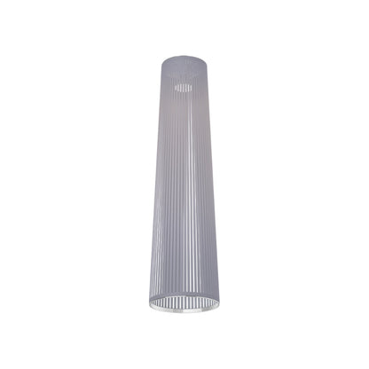 Solis Flush Mount Ceiling Light in Silver (48-Inch).