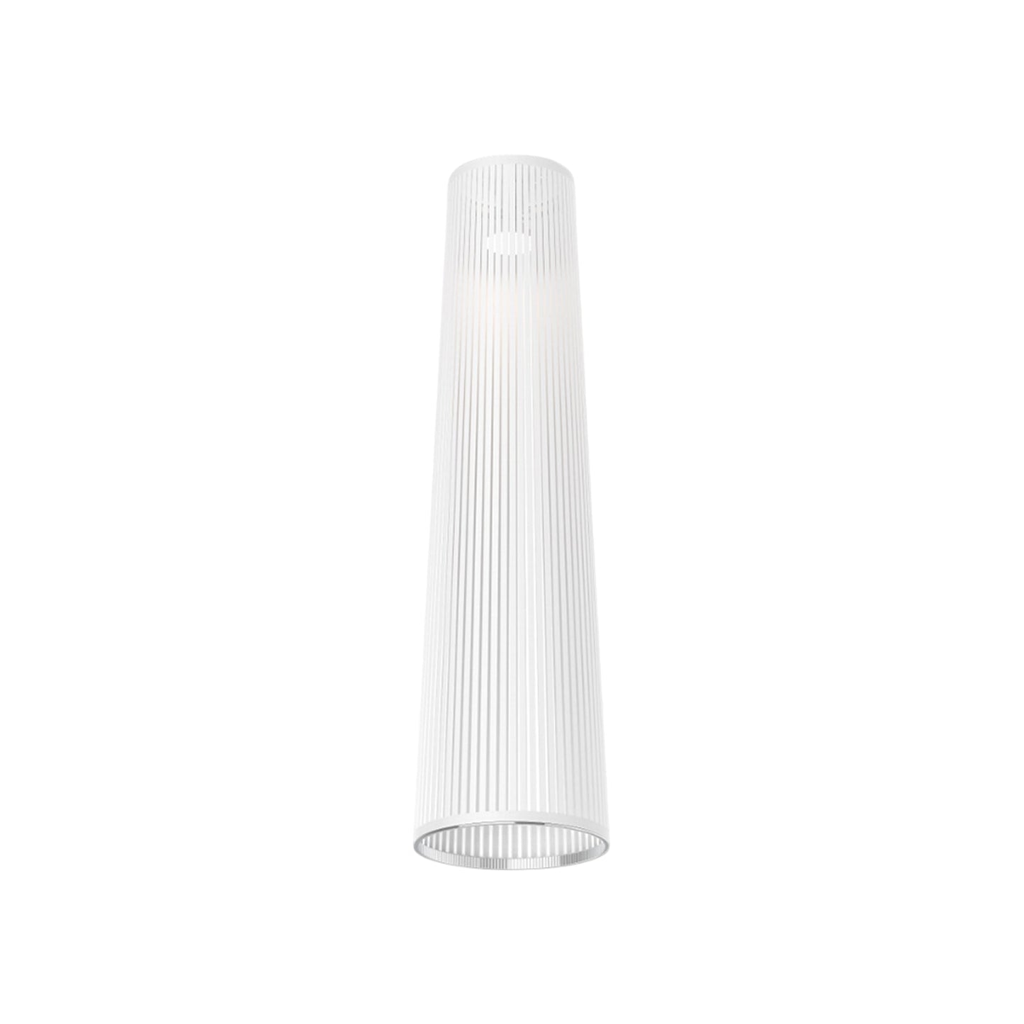 Solis Flush Mount Ceiling Light in White (48-Inch).