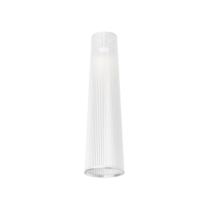 Solis Flush Mount Ceiling Light in White (48-Inch).