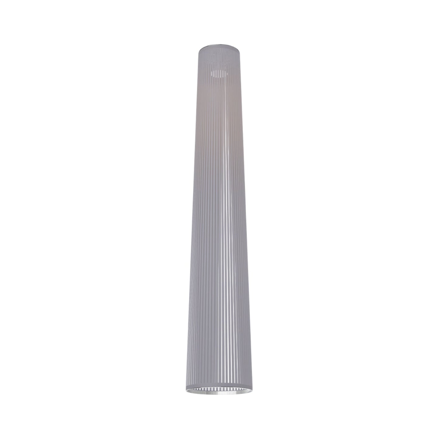 Solis Flush Mount Ceiling Light in Silver (72-Inch).