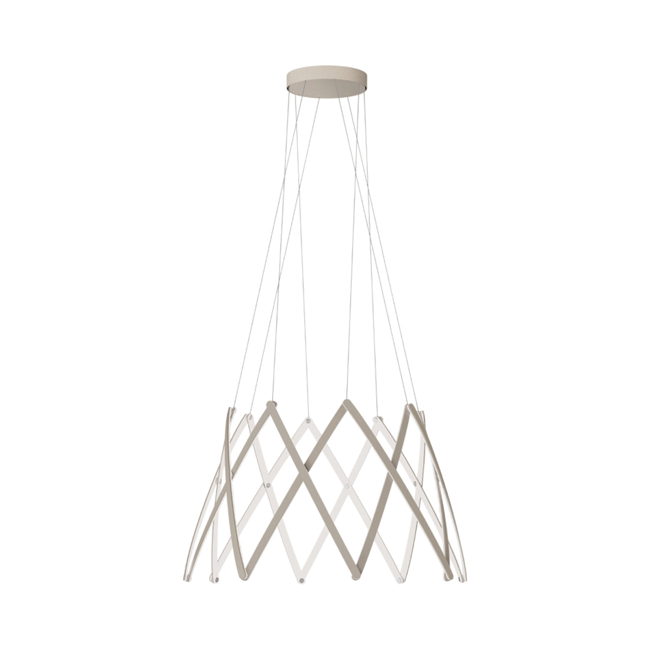 Stella LED Pendant Light in Sand.