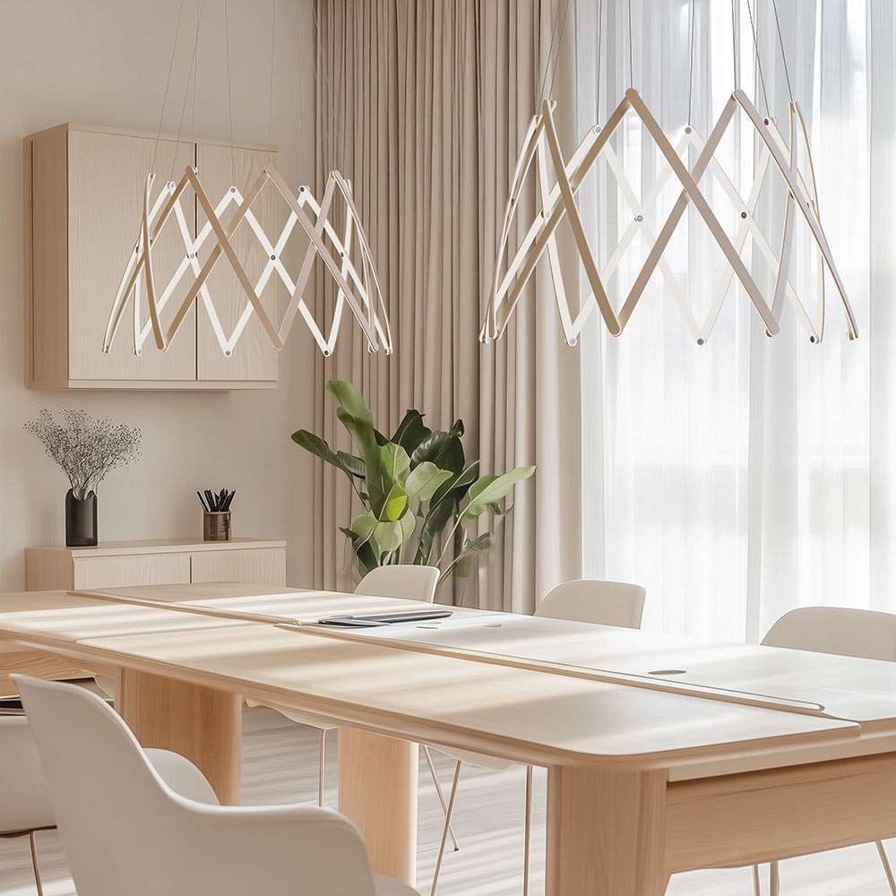 Stella LED Pendant Light in dining room.