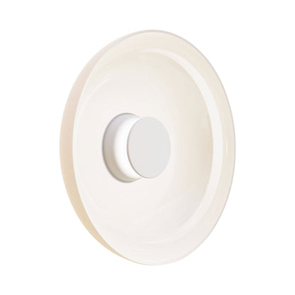 Totem LED Glass Wall Light in White/Opal (17-Inch).
