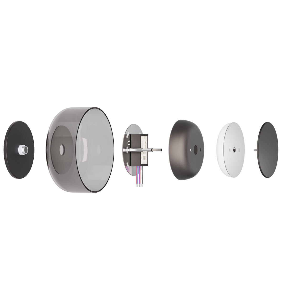Totem LED Glass Wall Light in Detail.