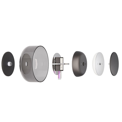 Totem LED Glass Wall Light in Detail.