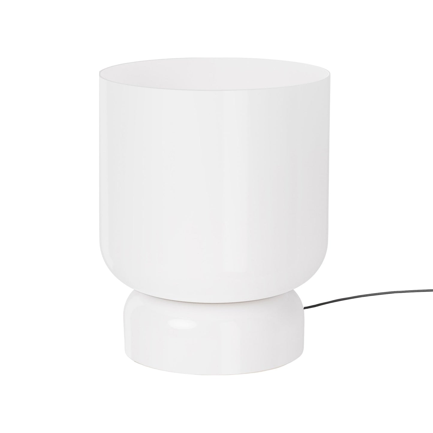 Totem LED Table Lamp in Opal Glass (18.5-Inch).