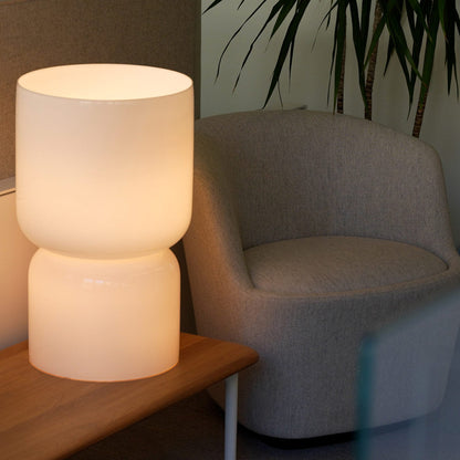 Totem LED Table Lamp in living room.