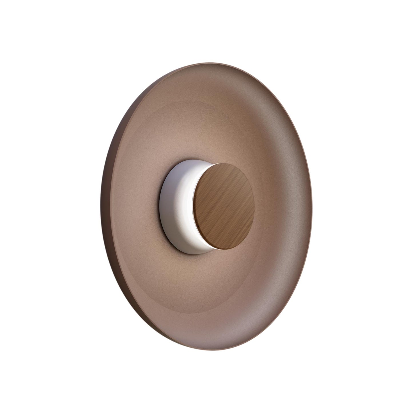 Totem LED Wall Light in Grey/Walnut/Espresso/Metal (15-Inch).