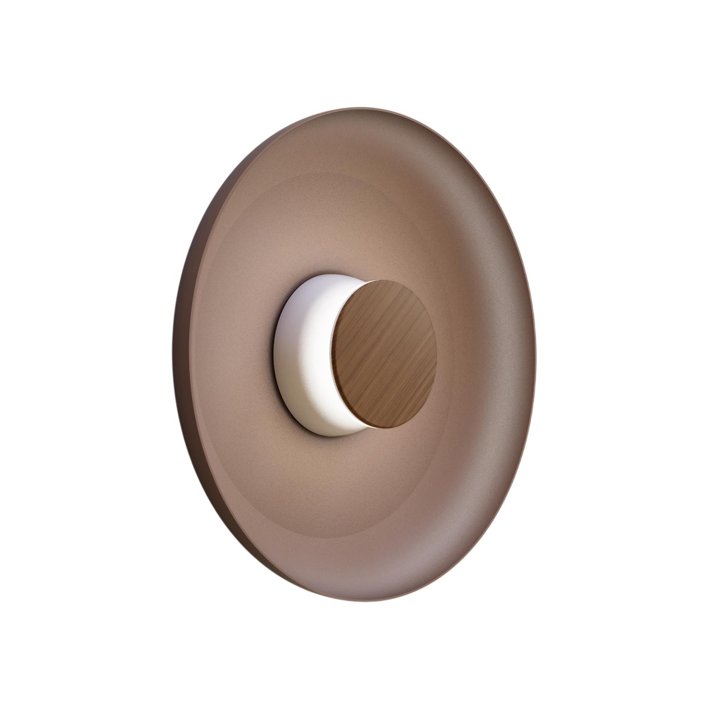 Totem LED Wall Light in White/Walnut/Espresso/Metal (15-Inch).