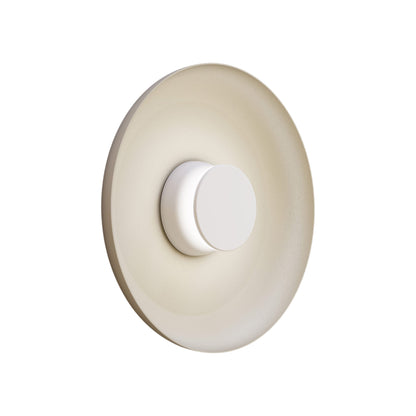 Totem LED Wall Light in White/White/White/Metal (15-Inch).