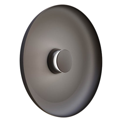 Totem LED Wall Light in Black/Black/Black/Metal (22-Inch).
