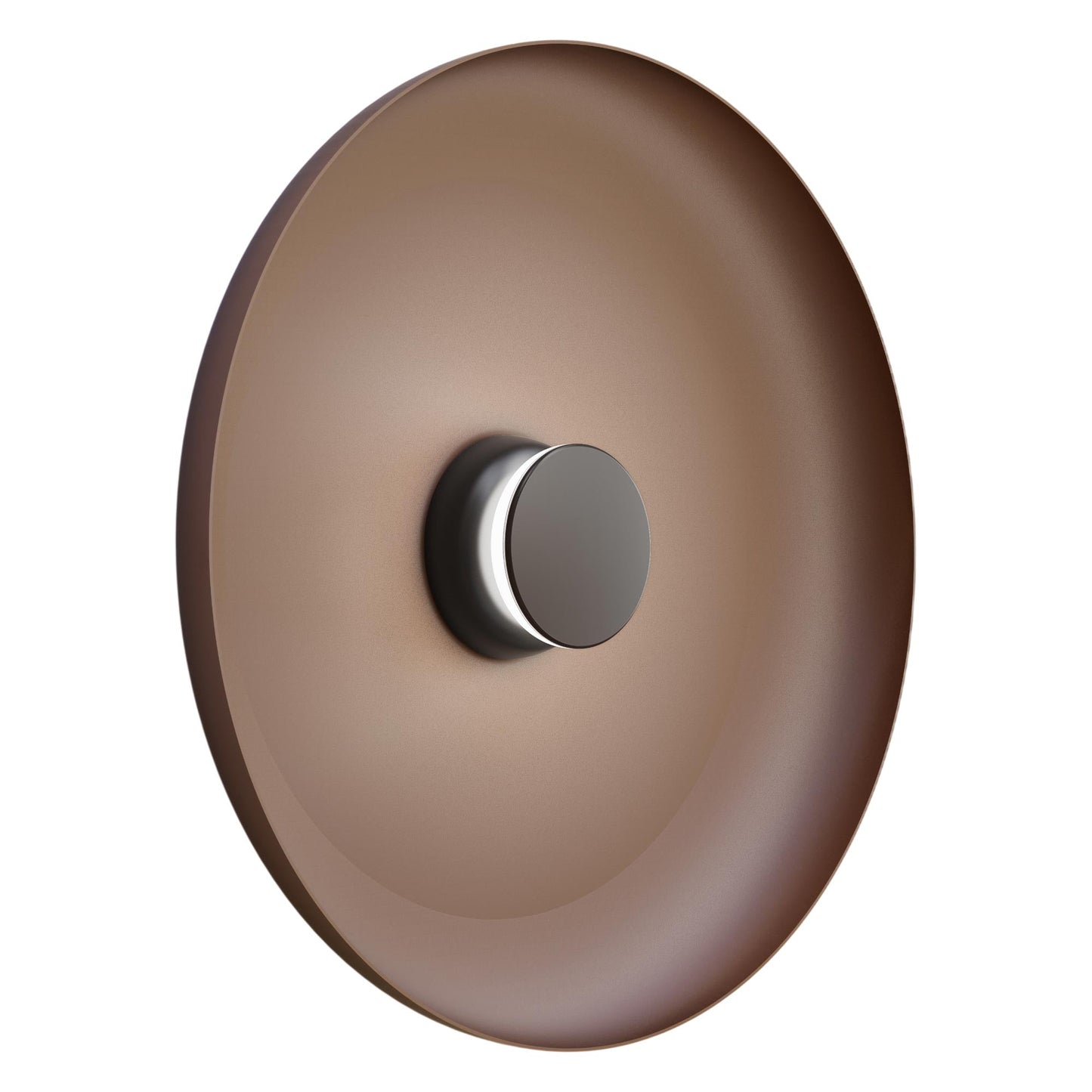 Totem LED Wall Light in Black/Black/Espresso/Metal (22-Inch).