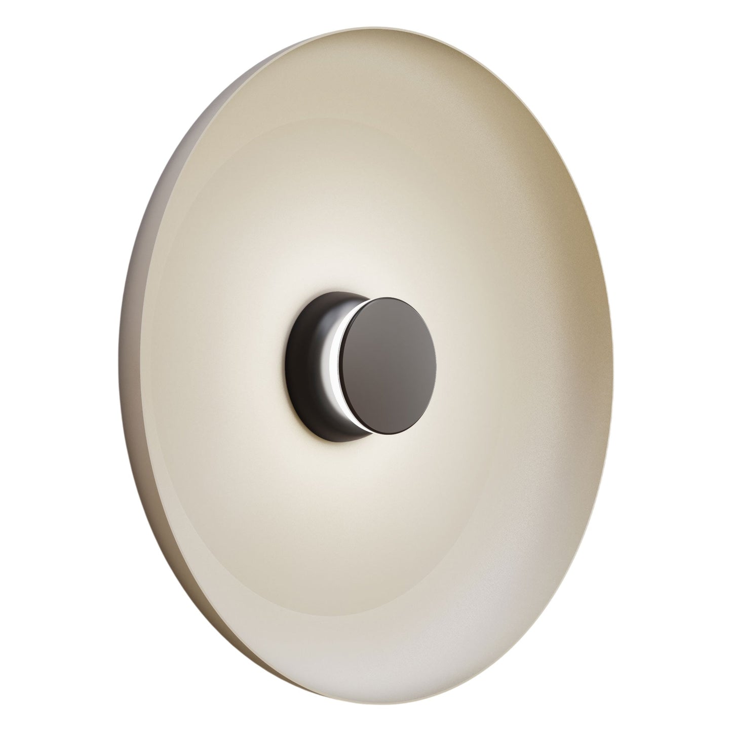 Totem LED Wall Light in Black/Black/White/Metal (22-Inch).