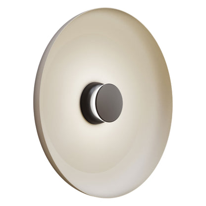 Totem LED Wall Light in Black/Black/White/Metal (22-Inch).