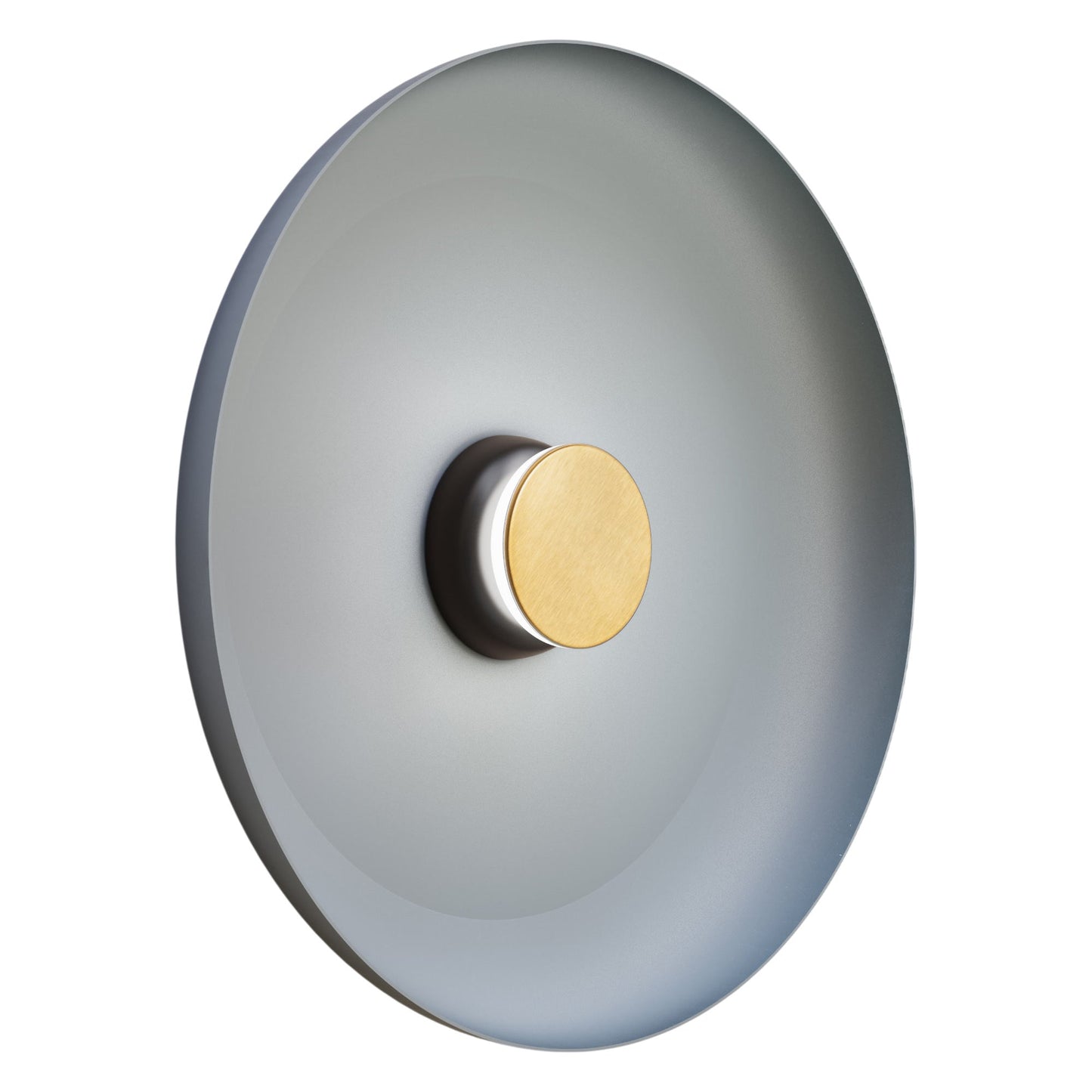 Totem LED Wall Light in Black/Brass/Blue/Metal (22-Inch).