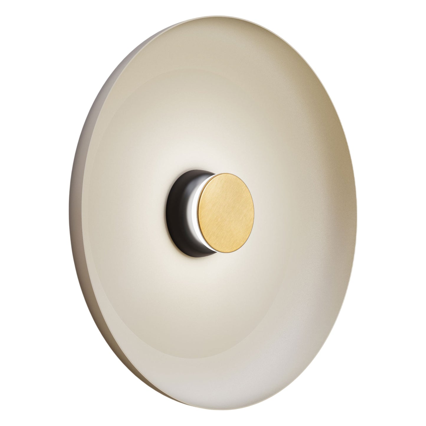 Totem LED Wall Light in Black/Brass/White/Metal (22-Inch).