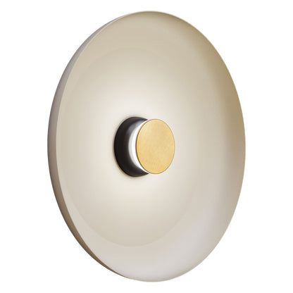 Totem LED Wall Light in Black/Brass/White/Metal (22-Inch).