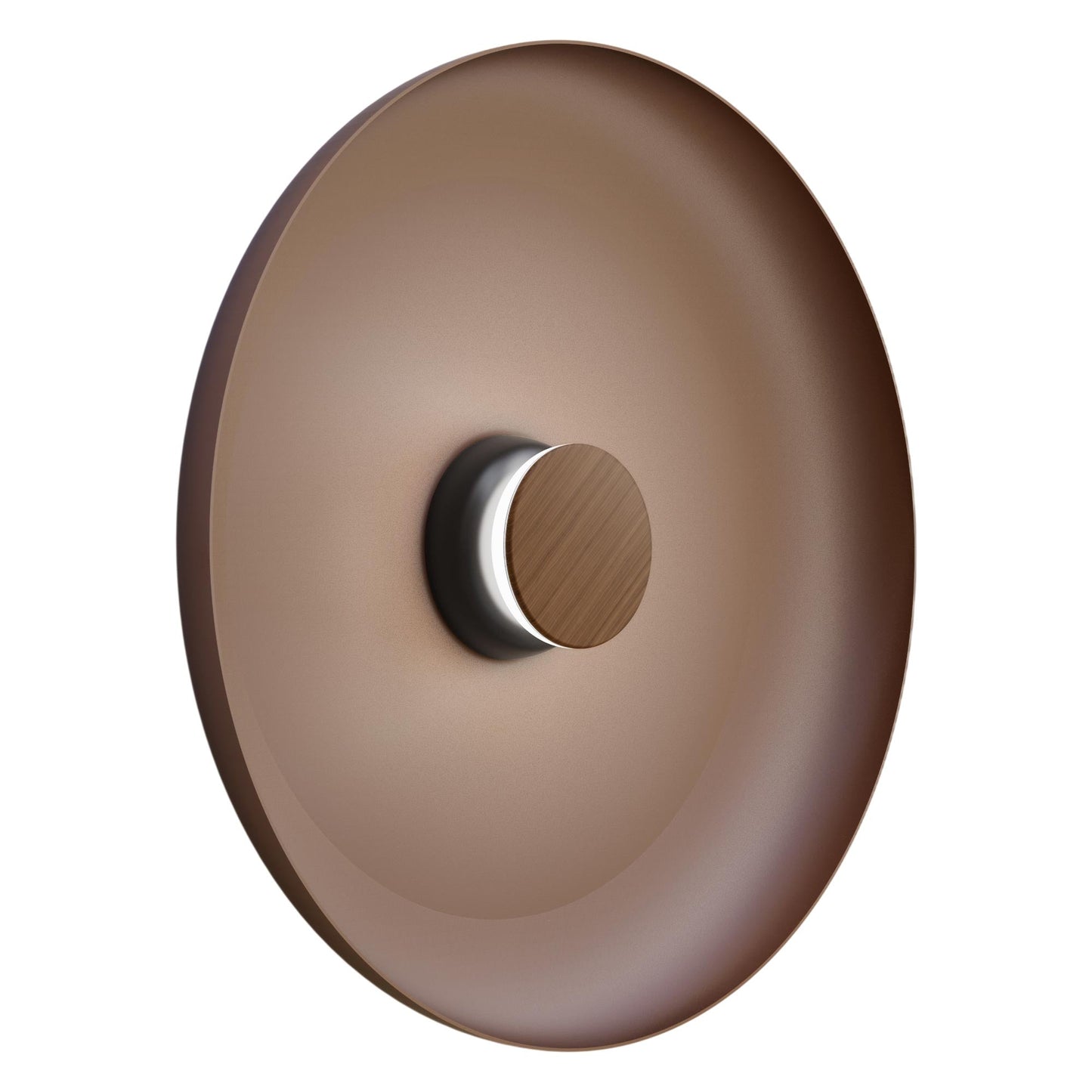 Totem LED Wall Light in Black/Walnut/Espresso/Metal (22-Inch).