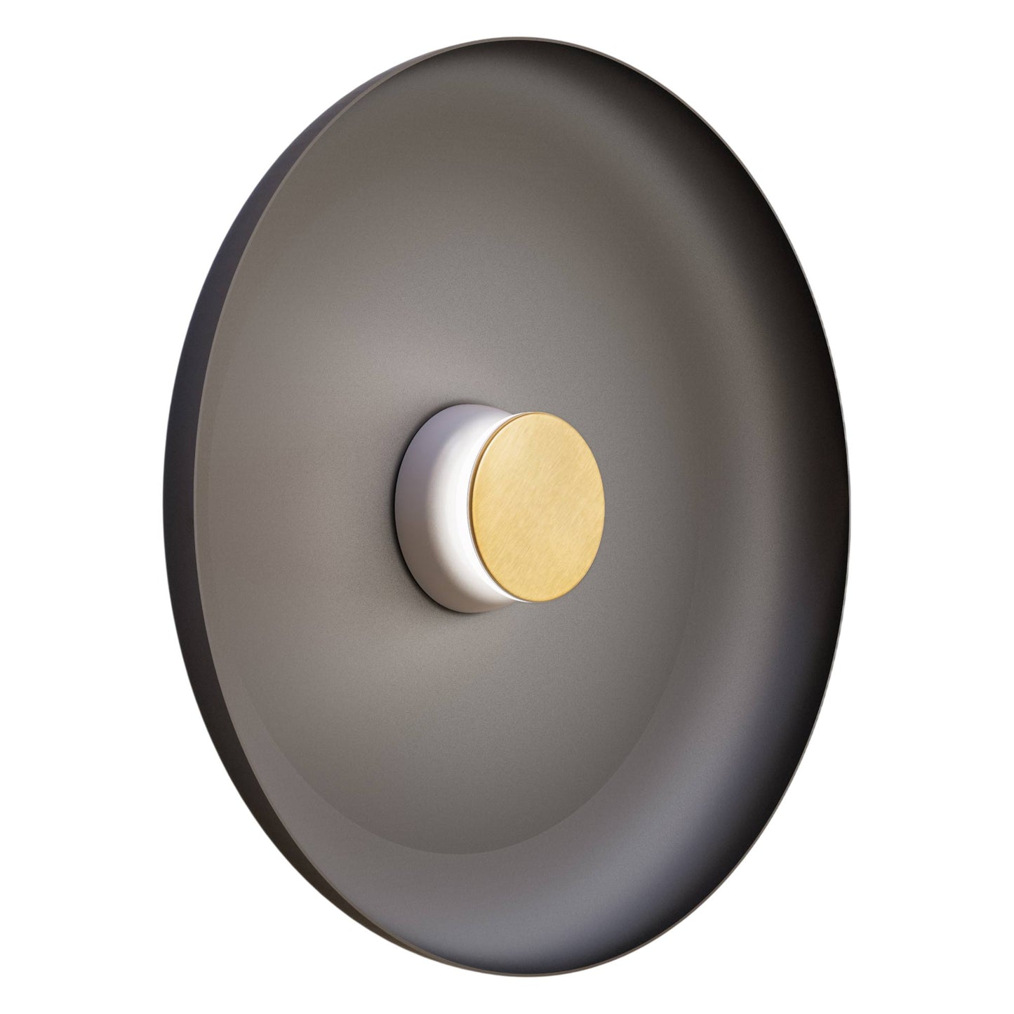 Totem LED Wall Light in Grey/Brass/Black/Metal (22-Inch).