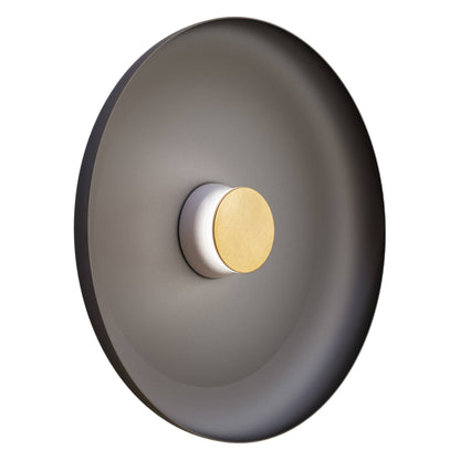 Totem LED Wall Light in Grey/Brass/Black/Metal (22-Inch).