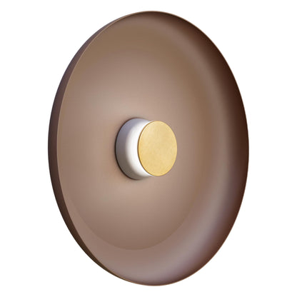 Totem LED Wall Light in Grey/Brass/Espresso/Metal (22-Inch).
