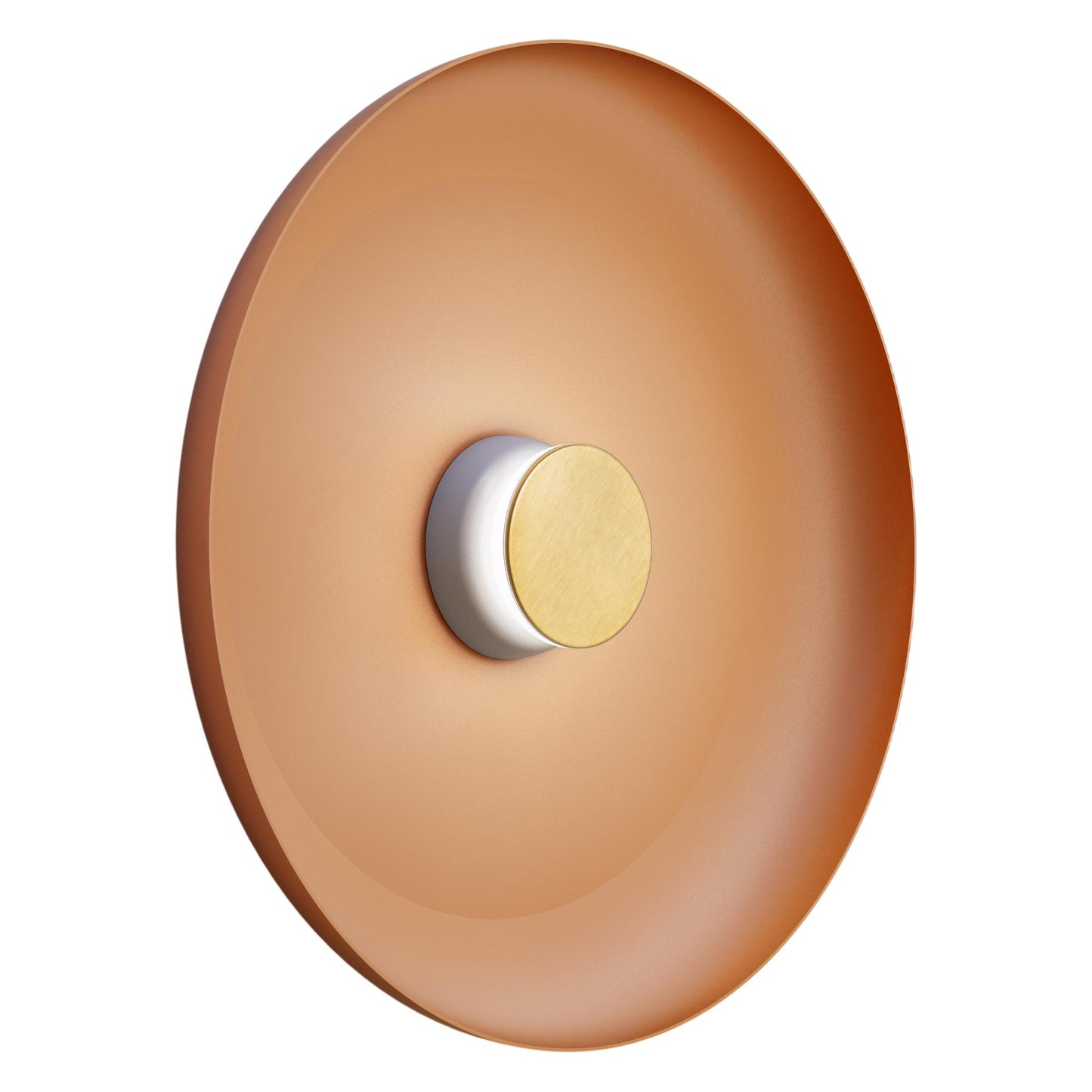 Totem LED Wall Light in Grey/Brass/Terracotta/Metal (22-Inch).
