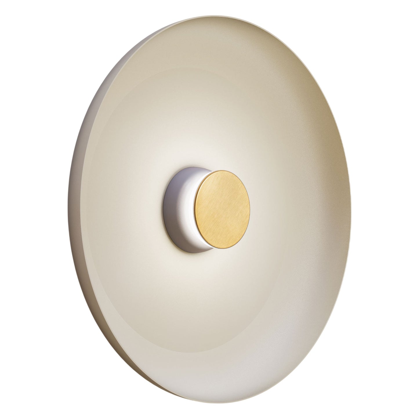 Totem LED Wall Light in Grey/Brass/White/Metal (22-Inch).