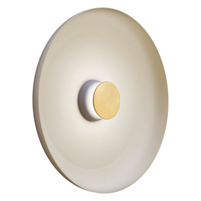 Totem LED Wall Light in Grey/Brass/White/Metal (22-Inch).
