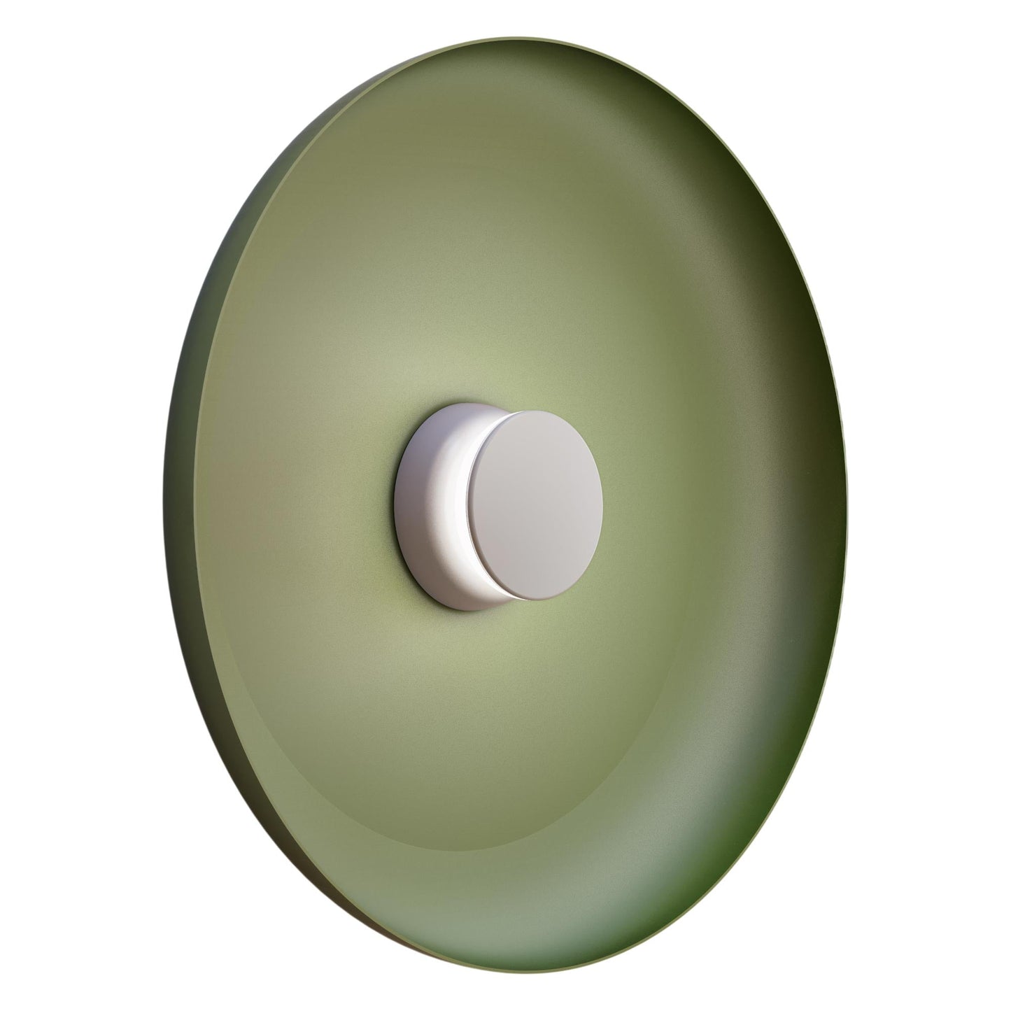 Totem LED Wall Light in Grey/Grey/Forest Green/Metal (22-Inch).